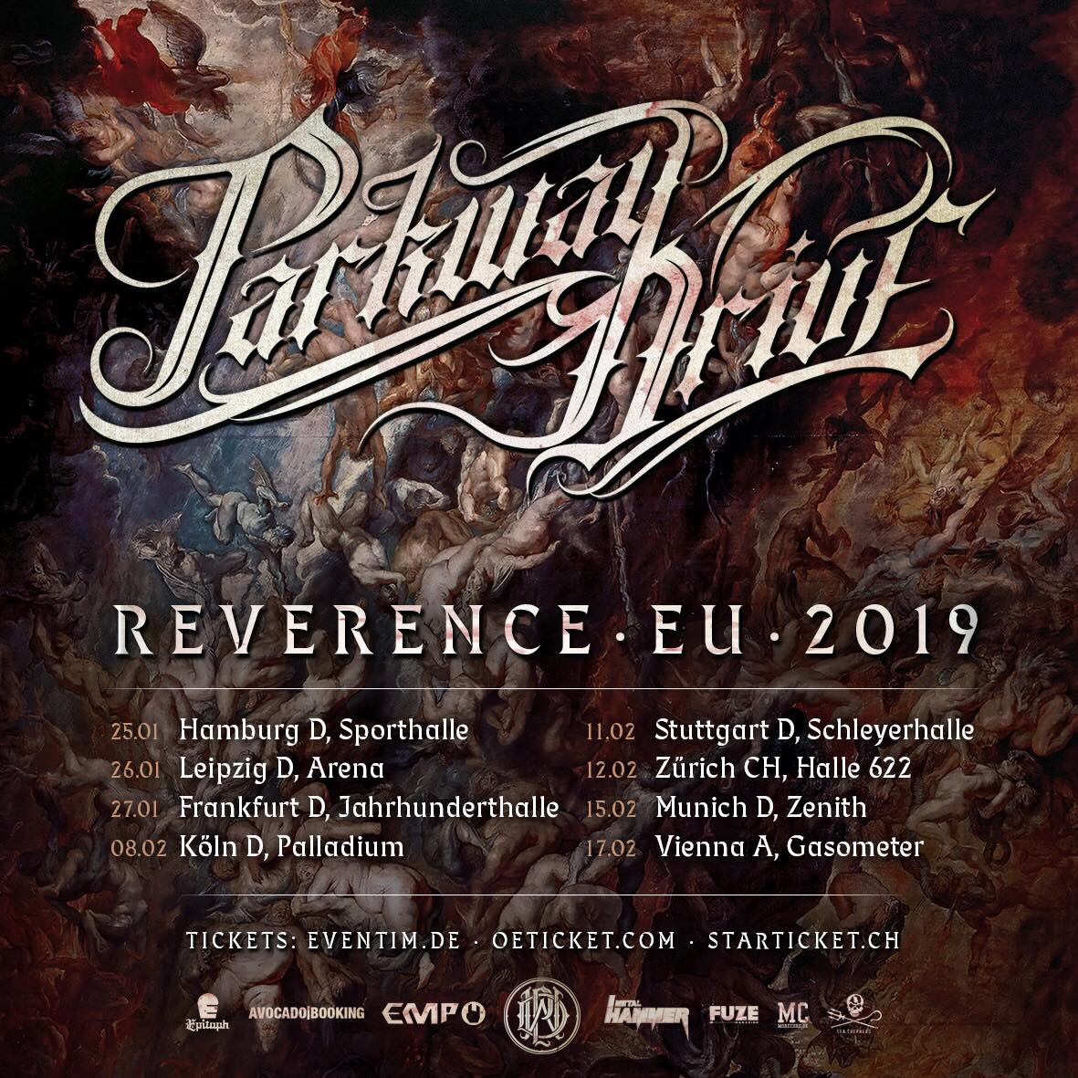 Parkway Drive PWD Tour 2019