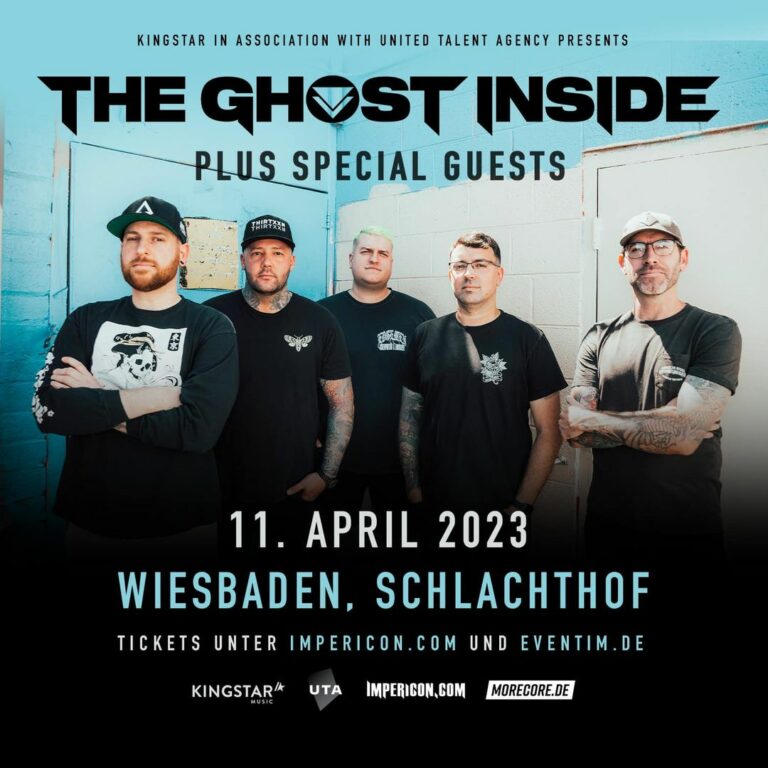 The Ghost Inside Exkl. Konzert 2023 Tickets auf MoreCore.de