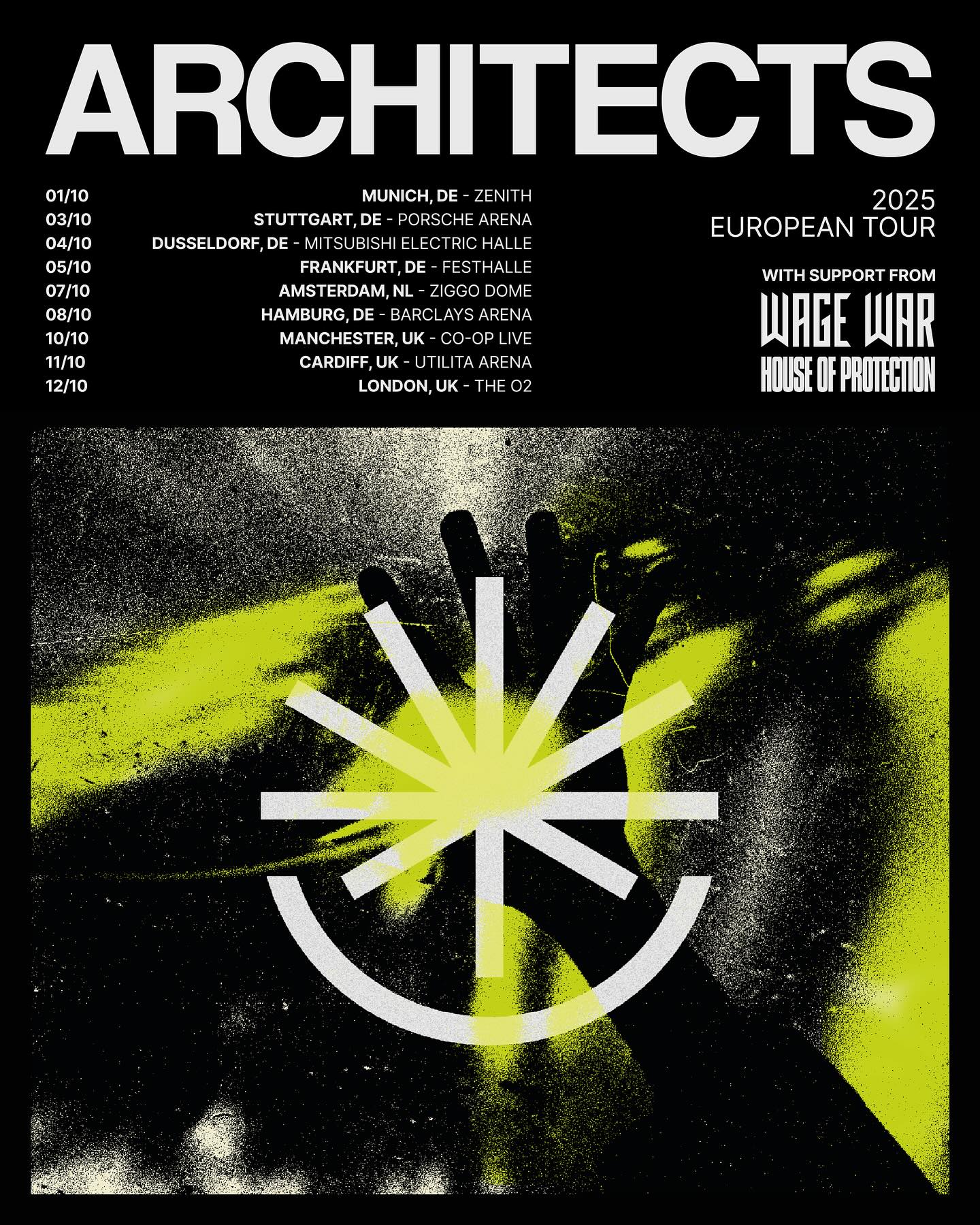 Architects Tour 2025 Plakat