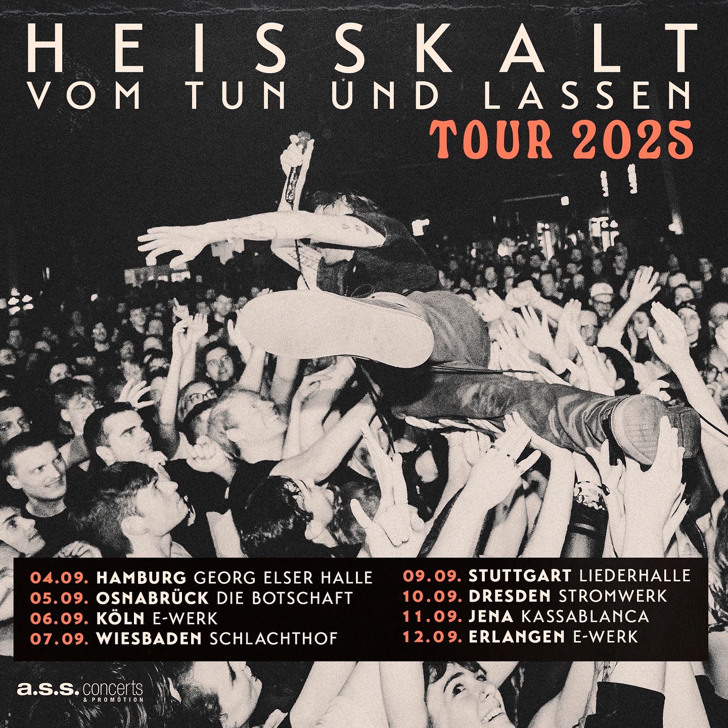 Heisskalt Tour 2025 Konzerte Tickets