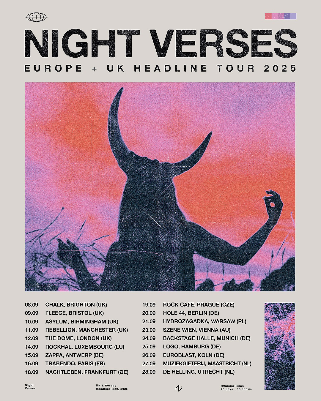 Night Verses Tour 2025 Konzerte Tickets