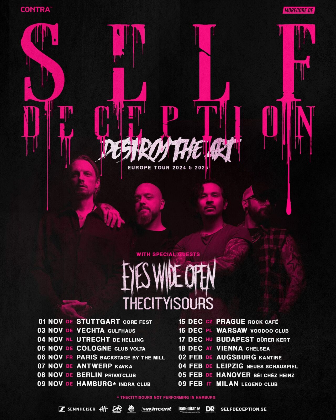 Self Deception Destroy The Art Tour 2025 Jetzt Tickets sichern