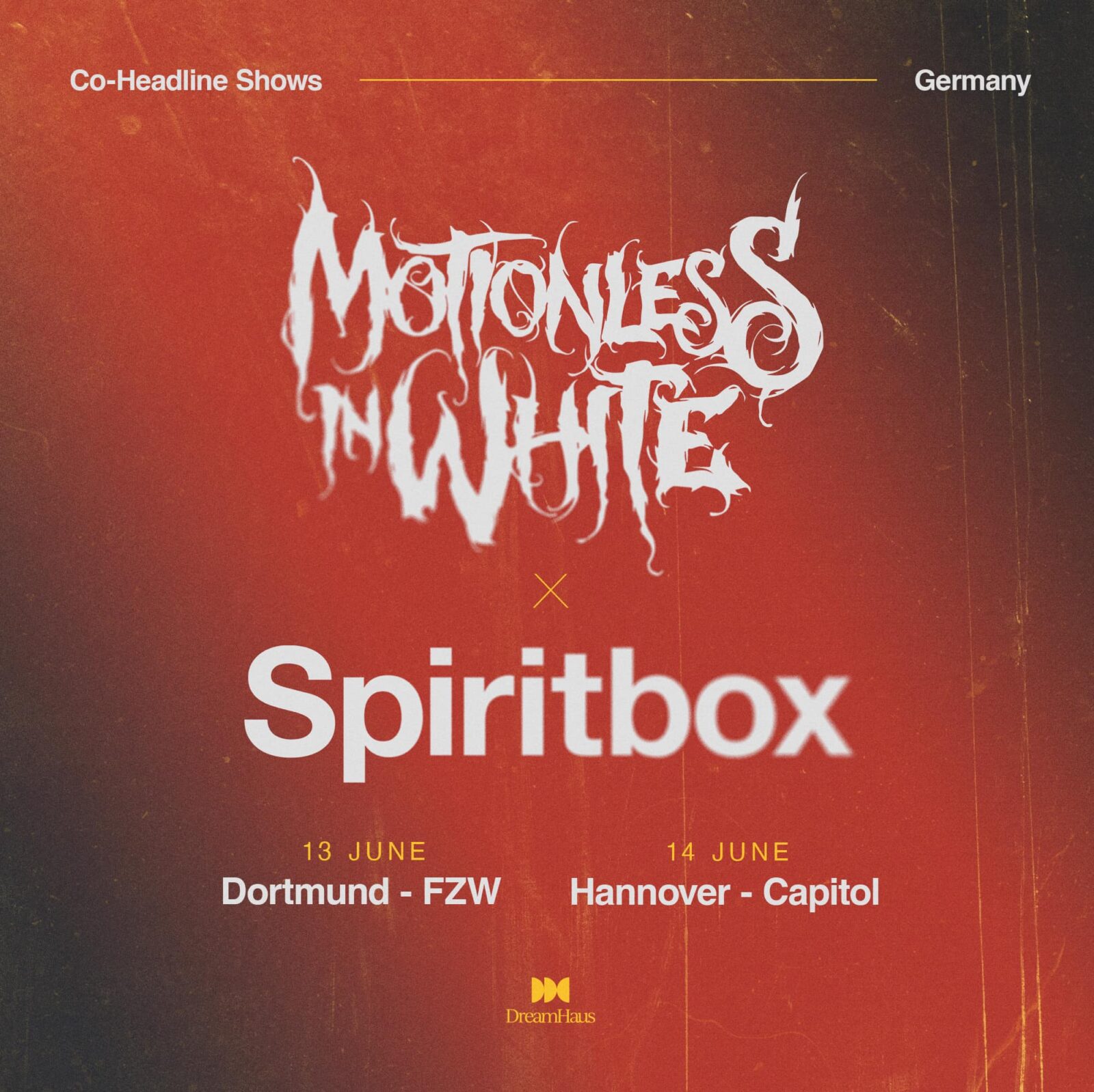 Spiritbox & Motionless In White Tour 2023 Jetzt Tickets sichern