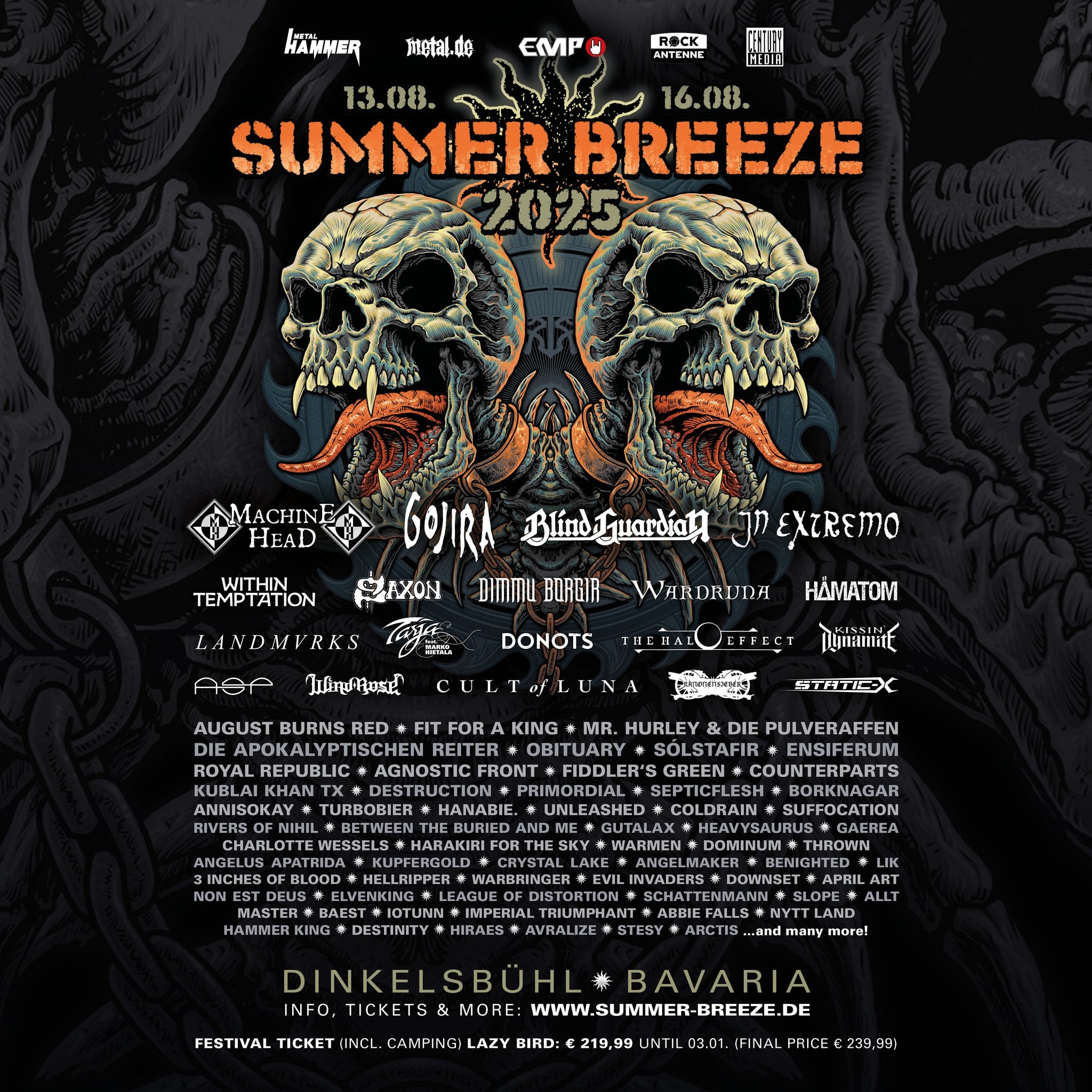 Summer Breeze Open Air 2025 Tickets