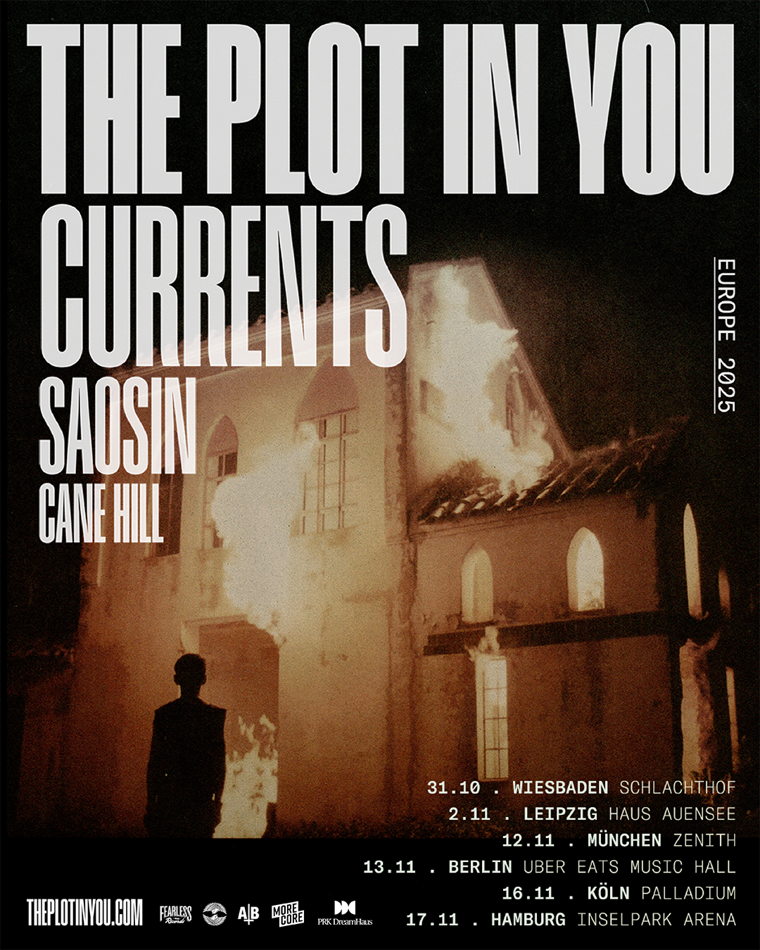 The Plot In You Tour 2025 Plakat